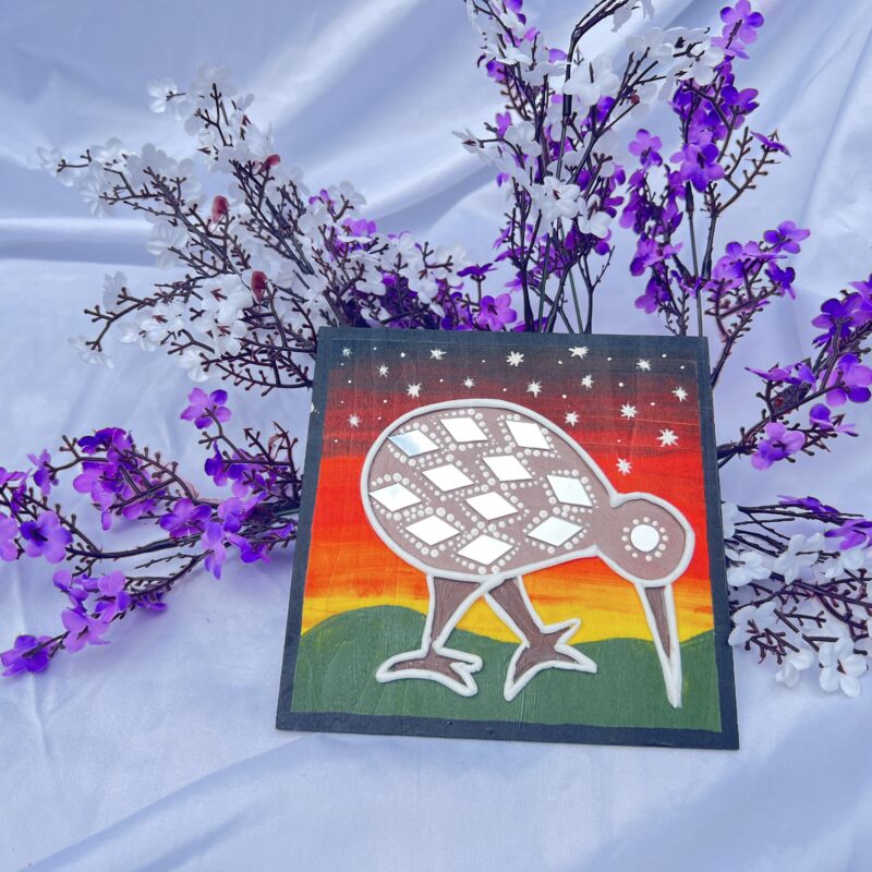 NZ Kiwi Bird Wall Art (Small Size)