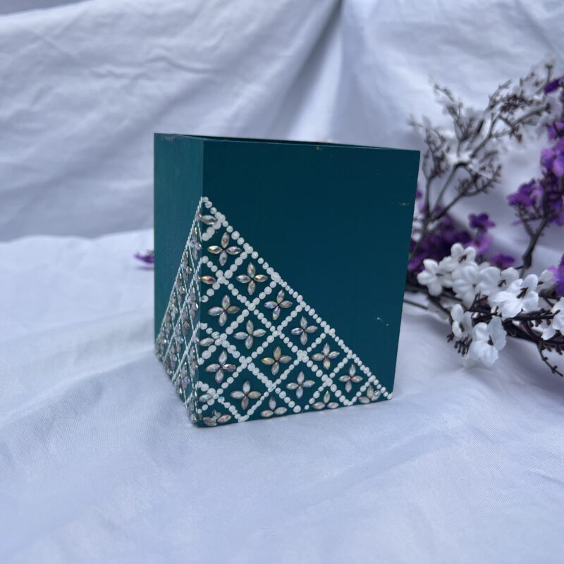 Diamonds - Handmade Wooden Desk Organizer / Pencil Holder