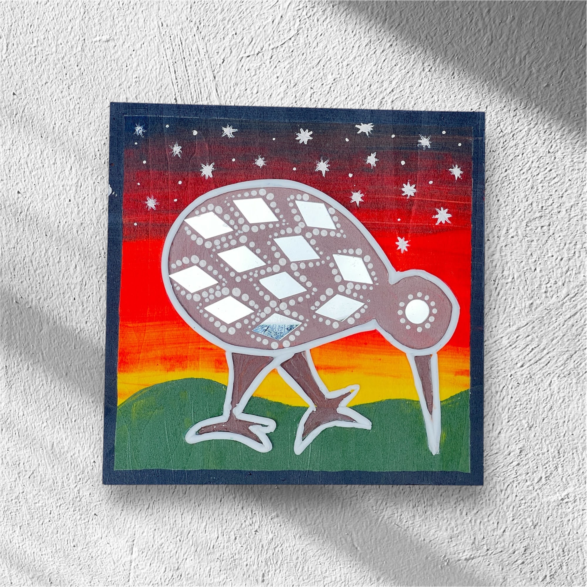 NZ Kiwi Bird Wall Art (Small Size) - Image 3
