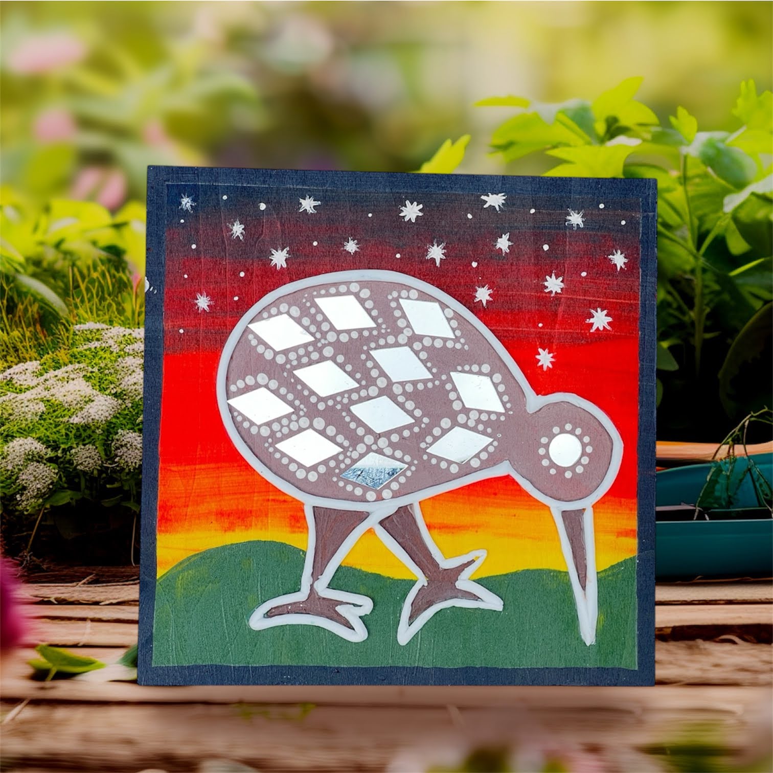 NZ Kiwi Bird Wall Art (Small Size) - Image 4