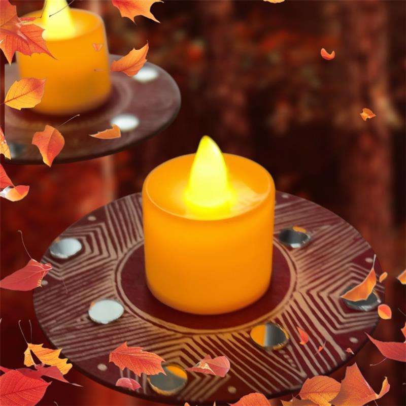 Aipan Diya Stands (set of 2) - Image 4