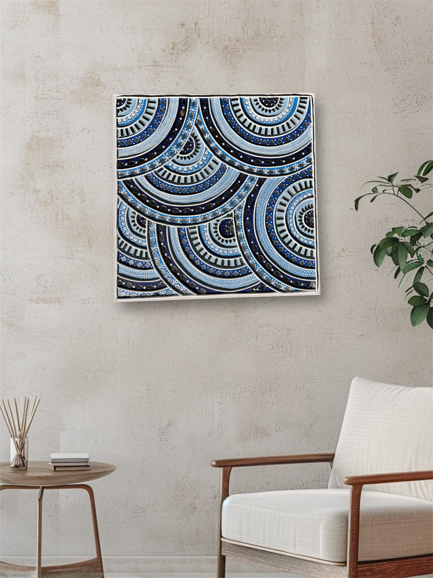 Waves of Mirror and Mandala (Large Size) - Image 3