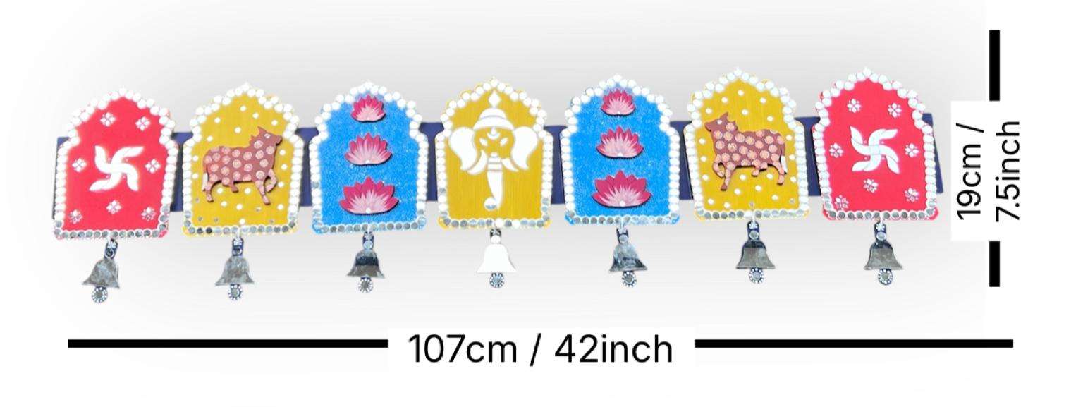 Handcrafted Lippan Toran - Image 4