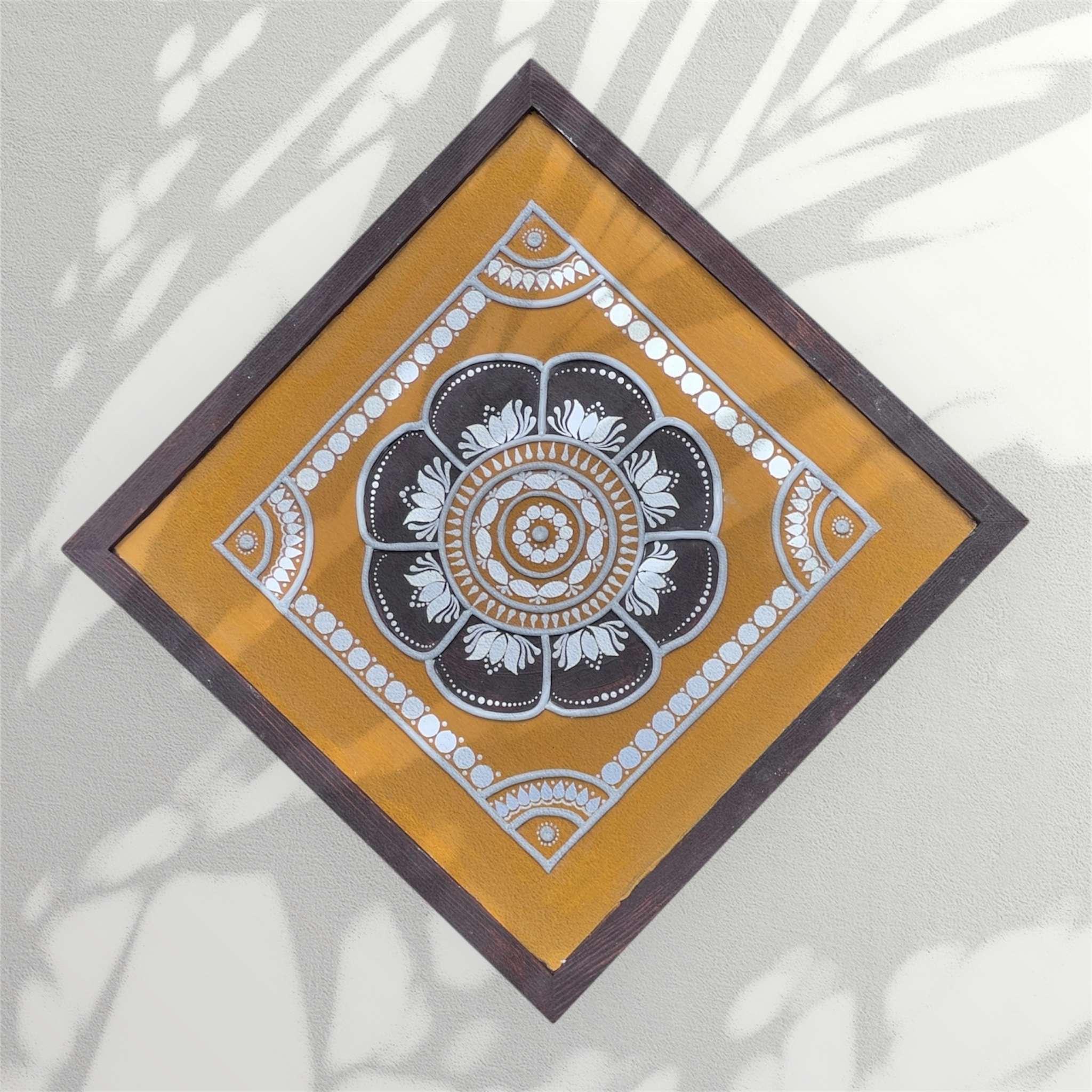 Mustard Mandala Lippan (Medium Size) - Image 4