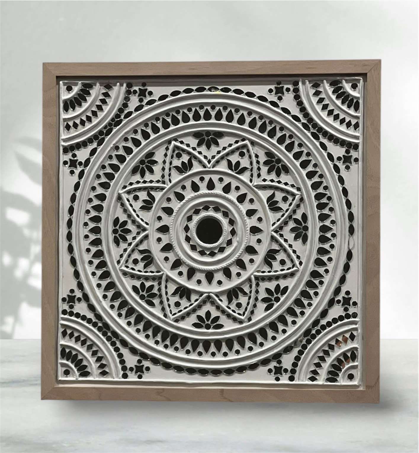 White Oasis Lippan Art Frame - Image 2